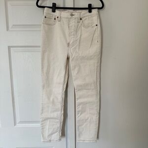 White Re/Done corduroy jeans